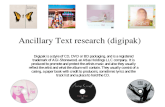 Ancillary Text Digipak Research