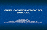 COMPLICACIONES MEDICAS DEL EMBARAZO