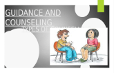 Guidance and counseling
