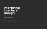 Garret Dimon - Improving Interface Design