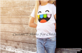 Custom T- shirts for children's parties