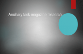 Ancillary task magazine research