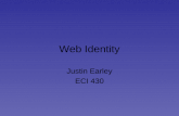 Justin Earley Web Identity