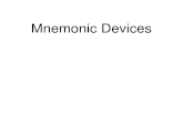 Mnemonic devices