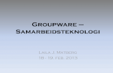 Samarbeidsteknologi - Gruppevare - Groupware