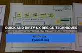 Quick And Dirty UX Design Techniques