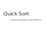 Quicksort Presentation