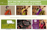 BUY ONLINE LATEST DESIGNER SAREES AT AFFORDABLE PRICE  - Aavaranaa