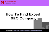 How to find expert seo company