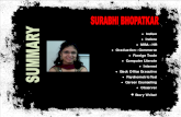 Resume Surabhi Bhopatkar