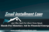 Small Installment Loan