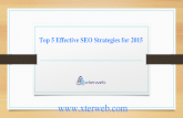 Top 5 seo strategies