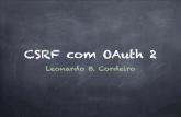 CSRF e OAuth2