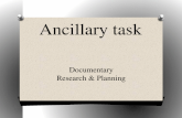 Ancillary task analysis