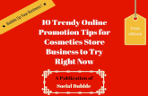 10 trendy online promotion tips for cosmetics store business to try right now