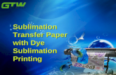 Sublimation Transfer Paper With Dye Sublimation Printing