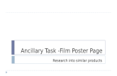 Ancillary task   poster - research into simlar