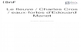Le Fleuve - Charles Cros , Eaux-Fortes d'Edouard Manet
