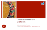 Distribusi Probabilitas : .Outline Distribusi Probabilitas Uniform Diskrit Distribusi Probabilitas