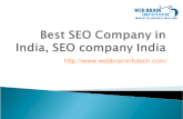 Choose Web Brain InfoTech for Your Result Oriented SEO Services