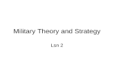 Military Theory and Strategy
