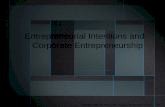 2. Entrepreneurial Intentions and Corporate Entrepreneurship