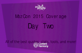 #MozCon 2015 - Day Two Recap & Coverage