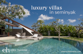 Seminyak luxury villas