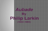 Aubade by philip larkin