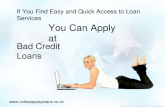 Bad Credit Loans