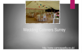 Wedding Caterers Surrey
