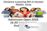 BMLT> Admission 2015-16 Distance Learning Education Courses in India