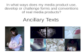 Evaluation Q1:  Ancillary Texts