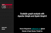 Introduction into scalable graph analysis with Apache Giraph and Spark GraphX