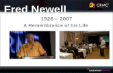 Remembering Fred Newell