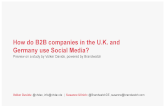 CeBIT Presentation: How do B2B companies in the U.K. and Germany use Social Media
