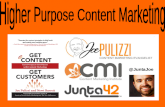 Higher Purpose Content Marketing / Content Strategy