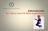 Admissionado debunking myths