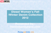 Diesel Women's Fall Winter 2012 Denim Looks