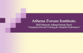 Athena Forum Hospital CM Directors Summer2015