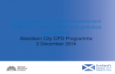 Geography Skills Aberdeen City  CPD event 3rd dec