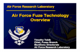 Munitions Directorate Air Force Fuze Technology Force Fuze Technology Overview Air Force Fuze Technology