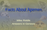 Mike Riddle Answers in Genesis Mike Riddle Answers in Genesis