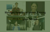 Managed Reseller Incentives Training FY15 Program Refresh