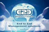 E2E-220604-02. E2E-180204-01 Content Who we are Mission Vision Solution E2E Product Suite Long-term Vision