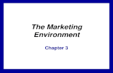 The Marketing Environment Chapter 3. 3 - 1 The Marketing Environment Marketing Environment: The actors and forces outside marketing that affect marketing