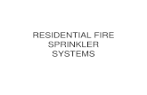 RESIDENTIAL FIRE SPRINKLER SYSTEMS. CRC R313 Automatic Fire Sprinklers shall be installed in Townhouses and SFD & duplexes â€“ Exception: additions & alterations