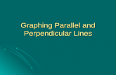 Graphing Parallel and Perpendicular Lines. Review Slope intercept form y = mx + b m = slope m = slope b = y-intercept Slope Formula