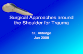 Surgical Approaches around the Shoulder for Trauma SE Aldridge Jan 2008 SE Aldridge Jan 2008