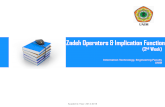 2nd Week - Zadeh Operators & Implication Function